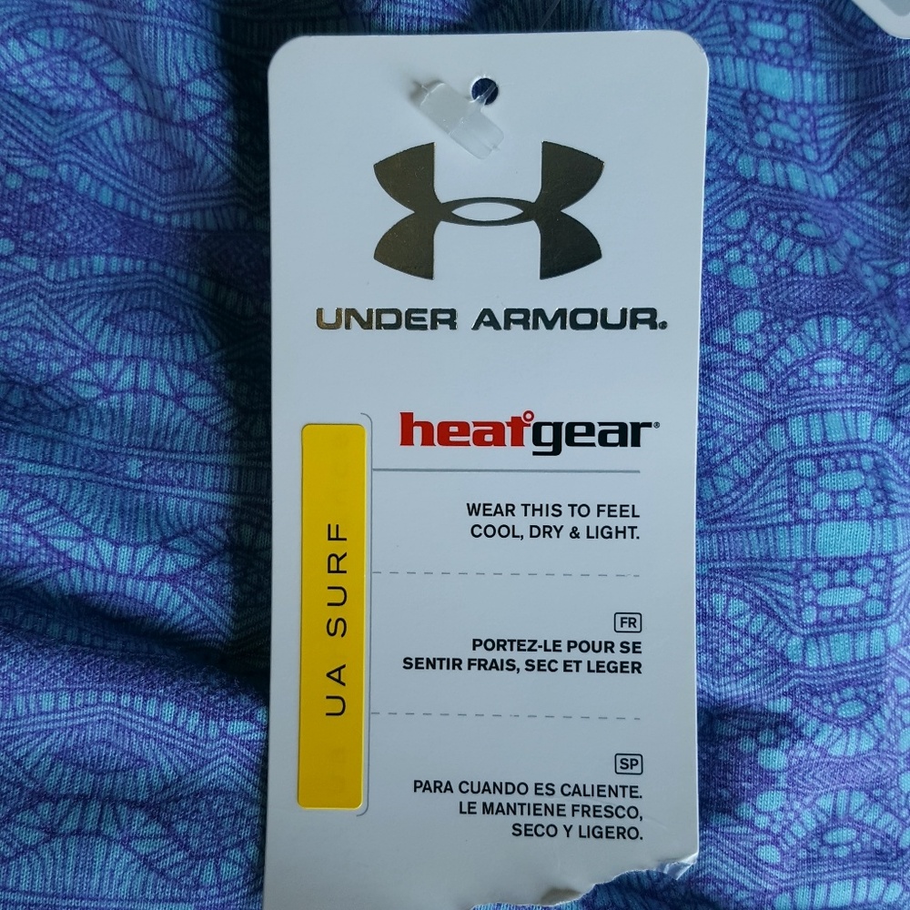 Under Armour sz s heat gear cold shoulder top - Picture 5 of 7